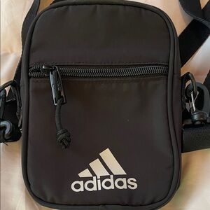 Adidas Black Belt Bag for Men with ZIPPER
